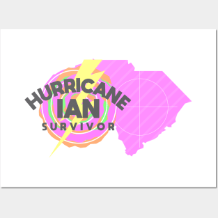 Hurricane Ian Survivor Posters and Art